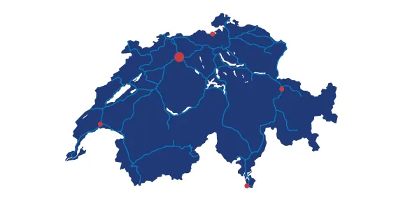 Schweiz Standorte