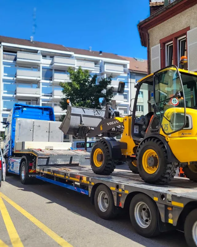 Elektro LKW Baustelle